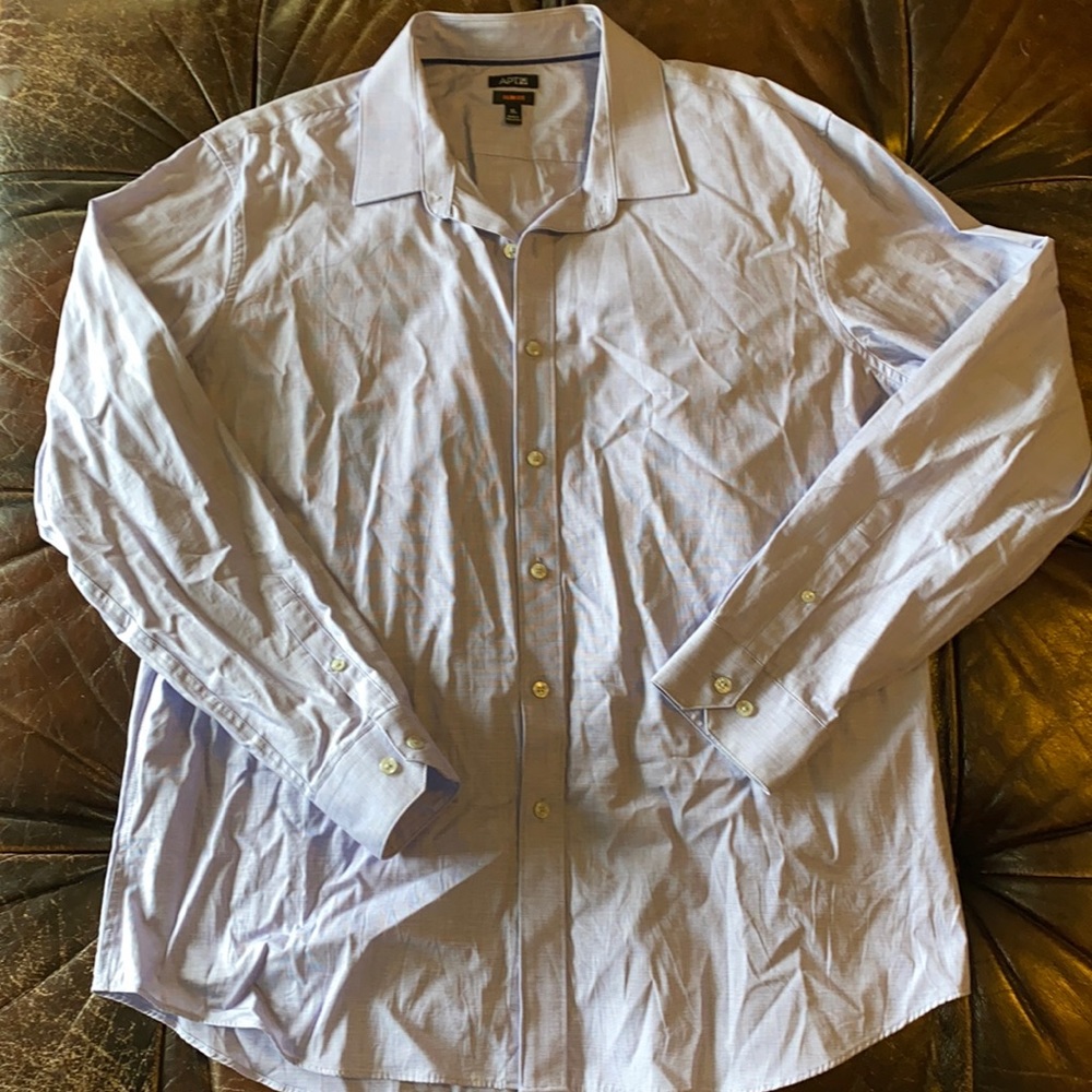 Mens light blue button down